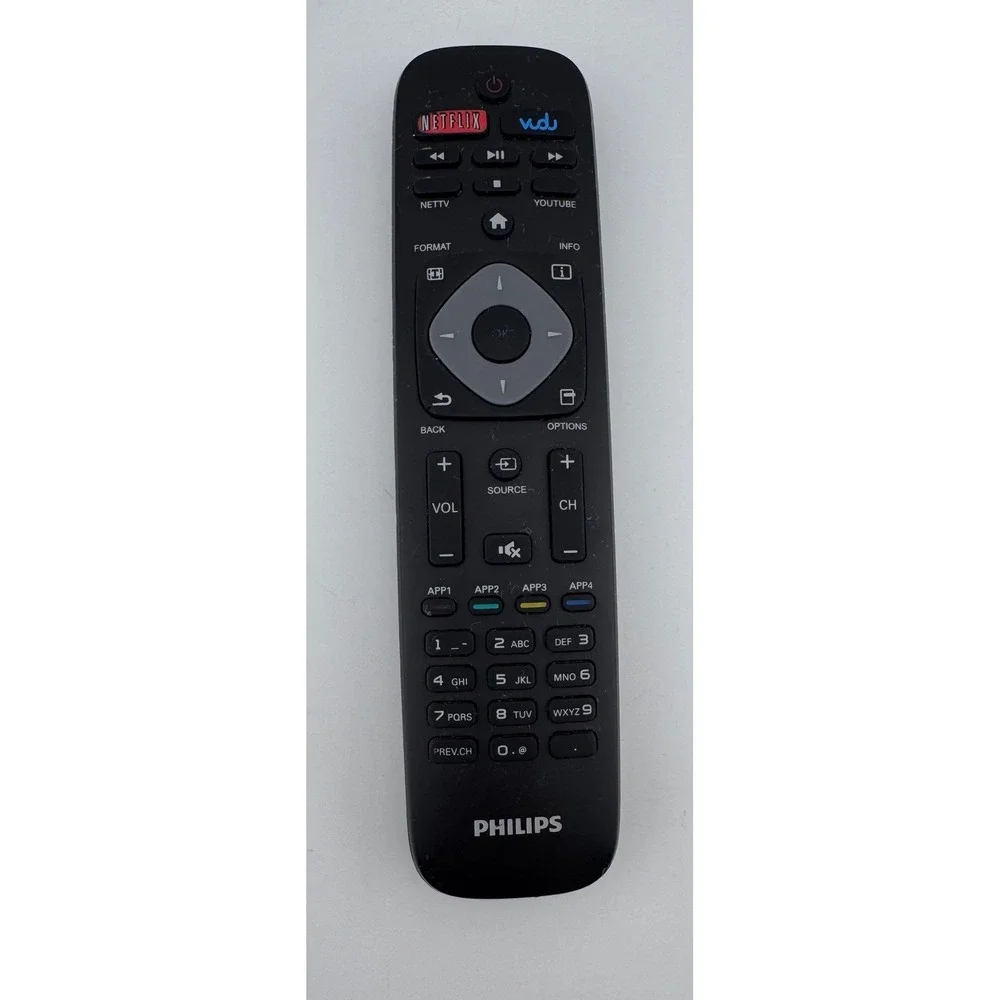 Philips TV Remote Control with‎ Netflix and YouTube Buttons